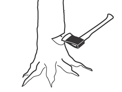 Bahco Felling Axe Ash Handle FGS 1.6-810 2.2kg BAHFGS16810 Bahco