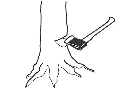 Bahco Felling Axe Ash Handle FGS 1.8-810 2.4kg BAHFGS18810 Bahco