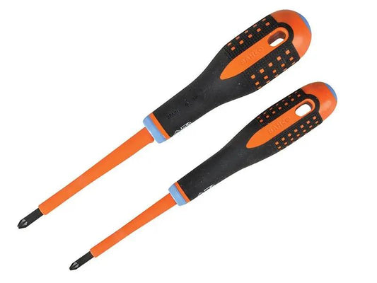Bahco Insulated ERGO Combi Screwdriver Twin Pack BAH9890S Bahco