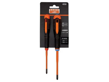 Bahco Insulated ERGO SLIM Combi Screwdriver Twin Pack BAH9890SL Bahco