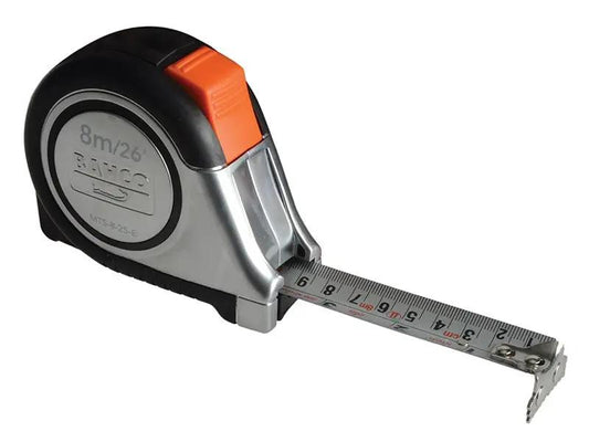 Bahco MTS Reversible Magnetic Tip Auto Pocket Tape 8m/26ft Width 25mm BAHMTS825E Bahco