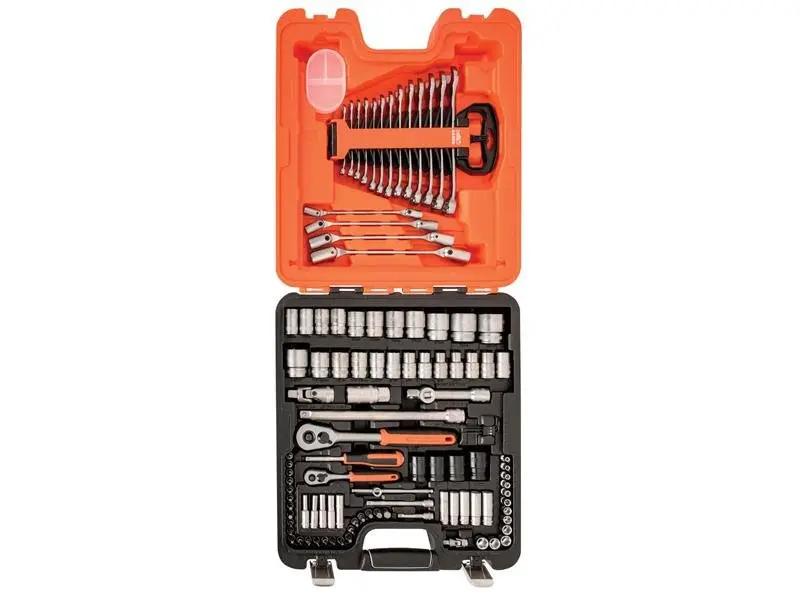 Bahco S106 Socket & Spanner Set of 106 AF & Metric 1/4 & 1/2in Drive BAHS106 Bahco