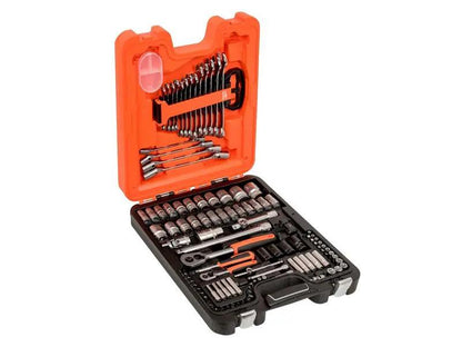 Bahco S106 Socket & Spanner Set of 106 AF & Metric 1/4 & 1/2in Drive BAHS106 Bahco