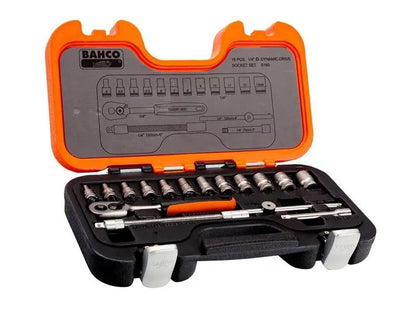Bahco S160 Socket Set of 16 Metric 1/4in Drive BAHS160 Bahco