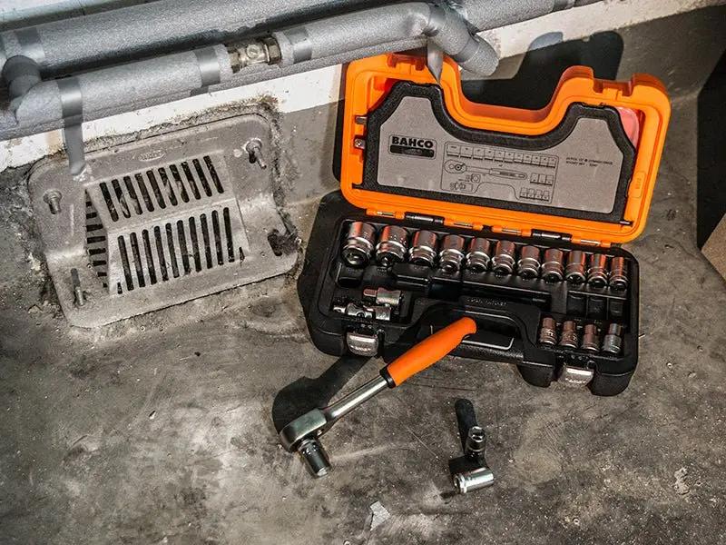Bahco S240 Socket Set of 24 Metric 1/2in Drive BAHS240 Bahco