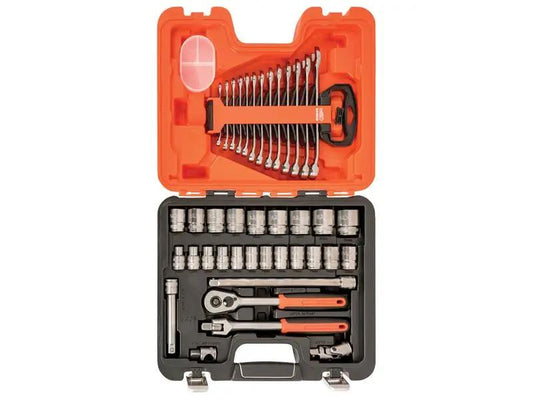 Bahco S400 Socket & Spanner Set of 40 Metric 1/2in Drive BAHS400 Bahco