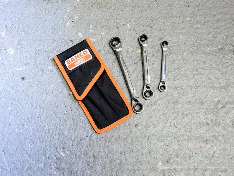 Bahco S4RM Series Reversible Ratchet Spanner Set 3 Piece BAHS4RM3T Bahco