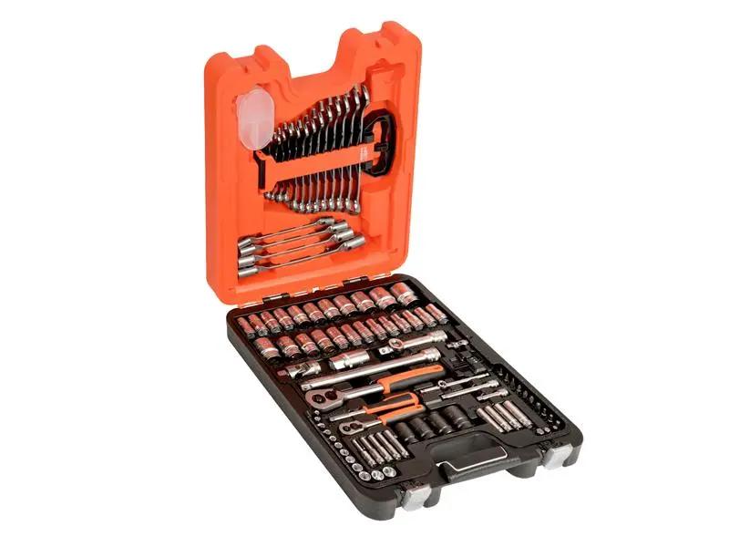 Bahco S87+7 Socket & Spanner Set of 94 Metric & AF 1/4 & 1/2in Drive BAHS877 Bahco