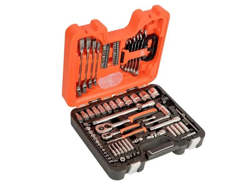Bahco S910 Socket & Spanner Set of 92 Metric & AF 1/4 & 1/2in Drive BAHS910 Bahco