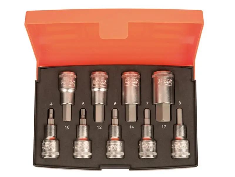 Bahco S9HEX 1/2in Drive Socket Set of 9 Metric BAHS9HEX Bahco