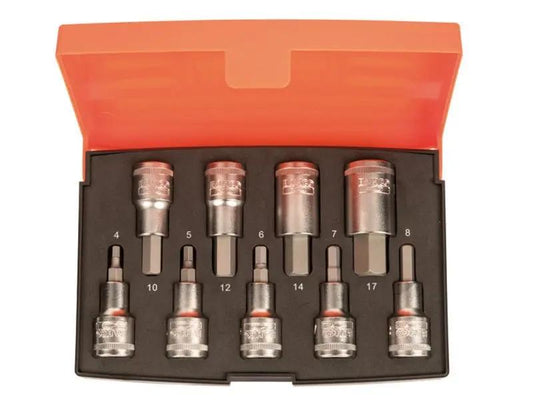 Bahco S9HEX 1/2in Drive Socket Set of 9 Metric BAHS9HEX Bahco