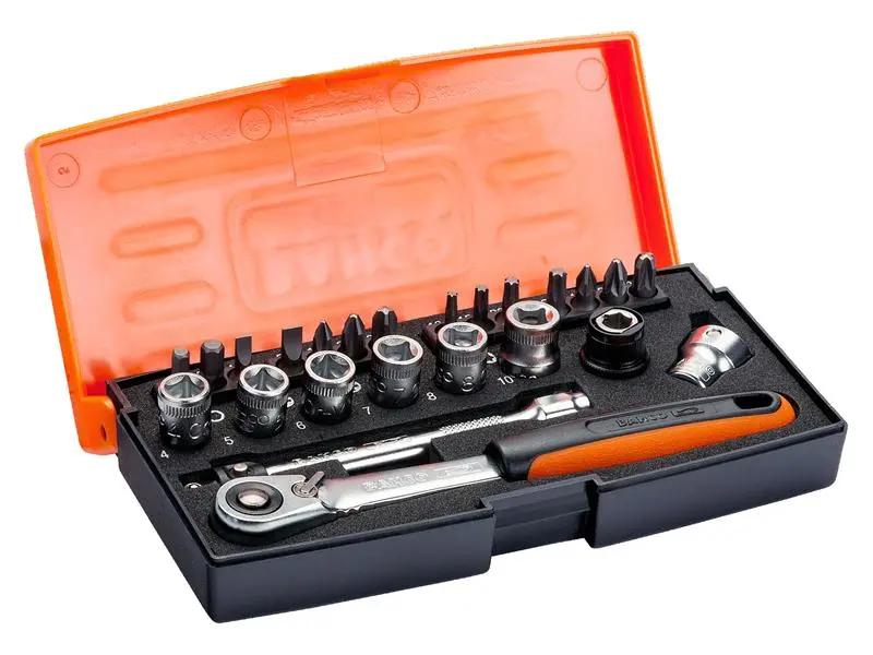 Bahco SL24 Socket Set of 24 Metric 1/4in Drive BAHSL24 Bahco