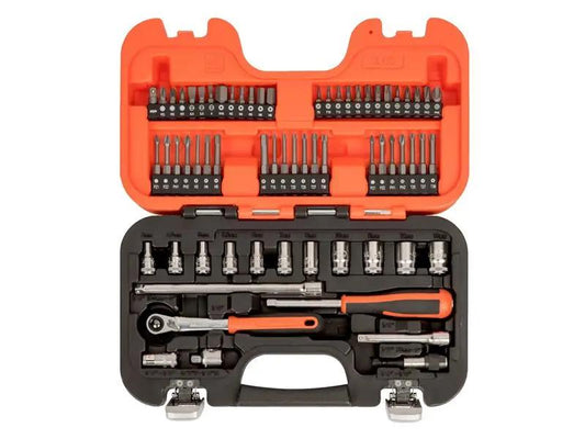 Bahco SL65 Slim Socket Set of 65 Metric 1/4in Drive BAHSL65 Bahco