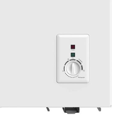 Baridi DH116 Freestanding Chest Freezer 99L Capacity -12 to -24°C Adjustable Thermostat with White Baridi