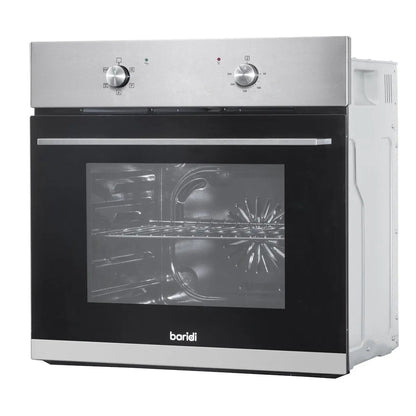 Baridi DH125 60cm Built-In Five Function Fan Assisted Oven 55L Capacity Stainless Steel Baridi