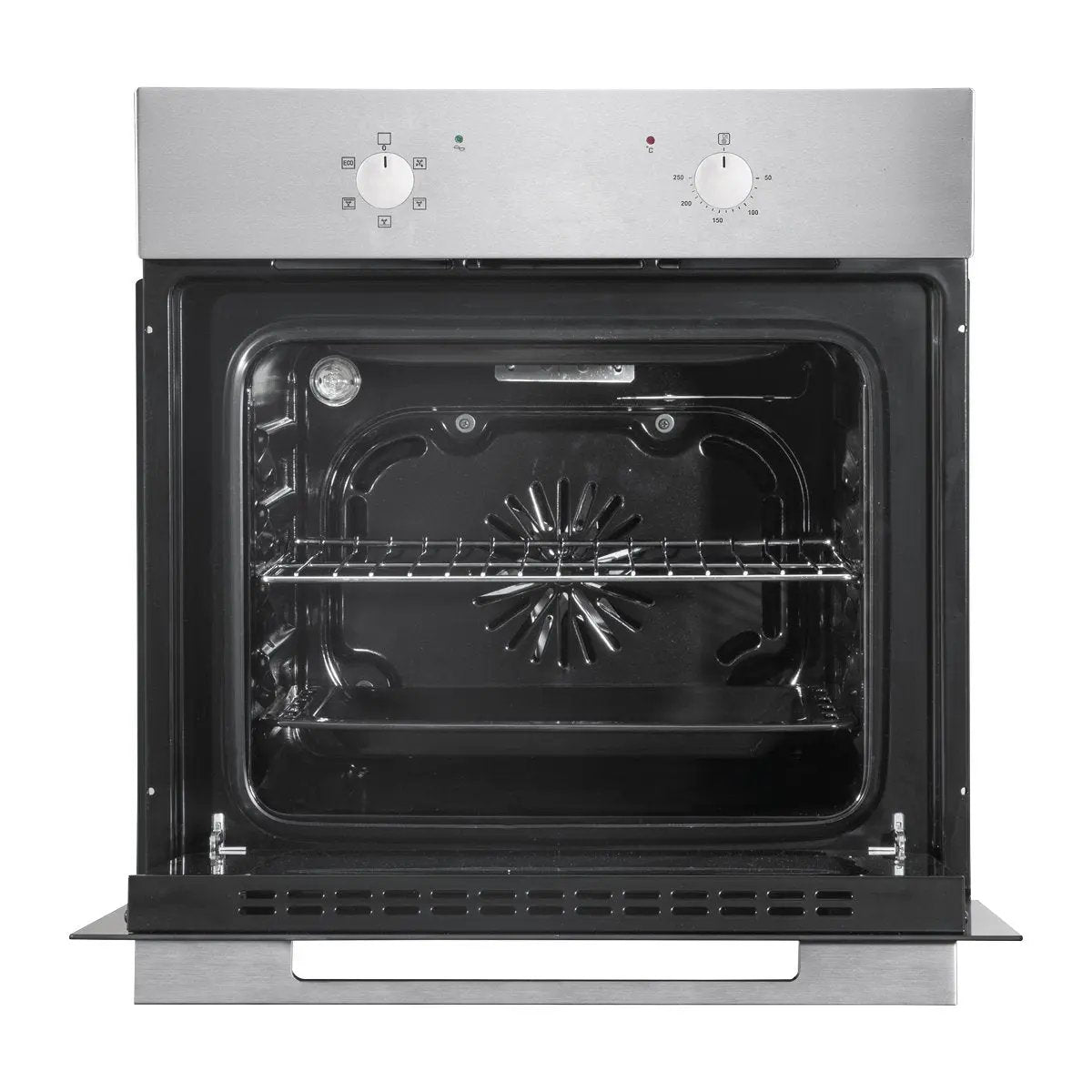 Baridi DH125 60cm Built-In Five Function Fan Assisted Oven 55L Capacity Stainless Steel Baridi