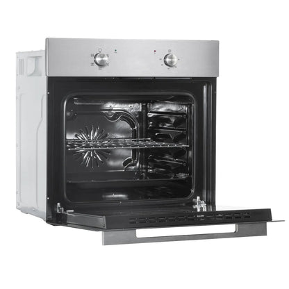 Baridi DH125 60cm Built-In Five Function Fan Assisted Oven 55L Capacity Stainless Steel Baridi