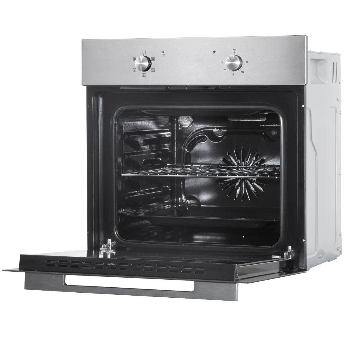 Baridi DH125 60cm Built-In Five Function Fan Assisted Oven 55L Capacity Stainless Steel Baridi