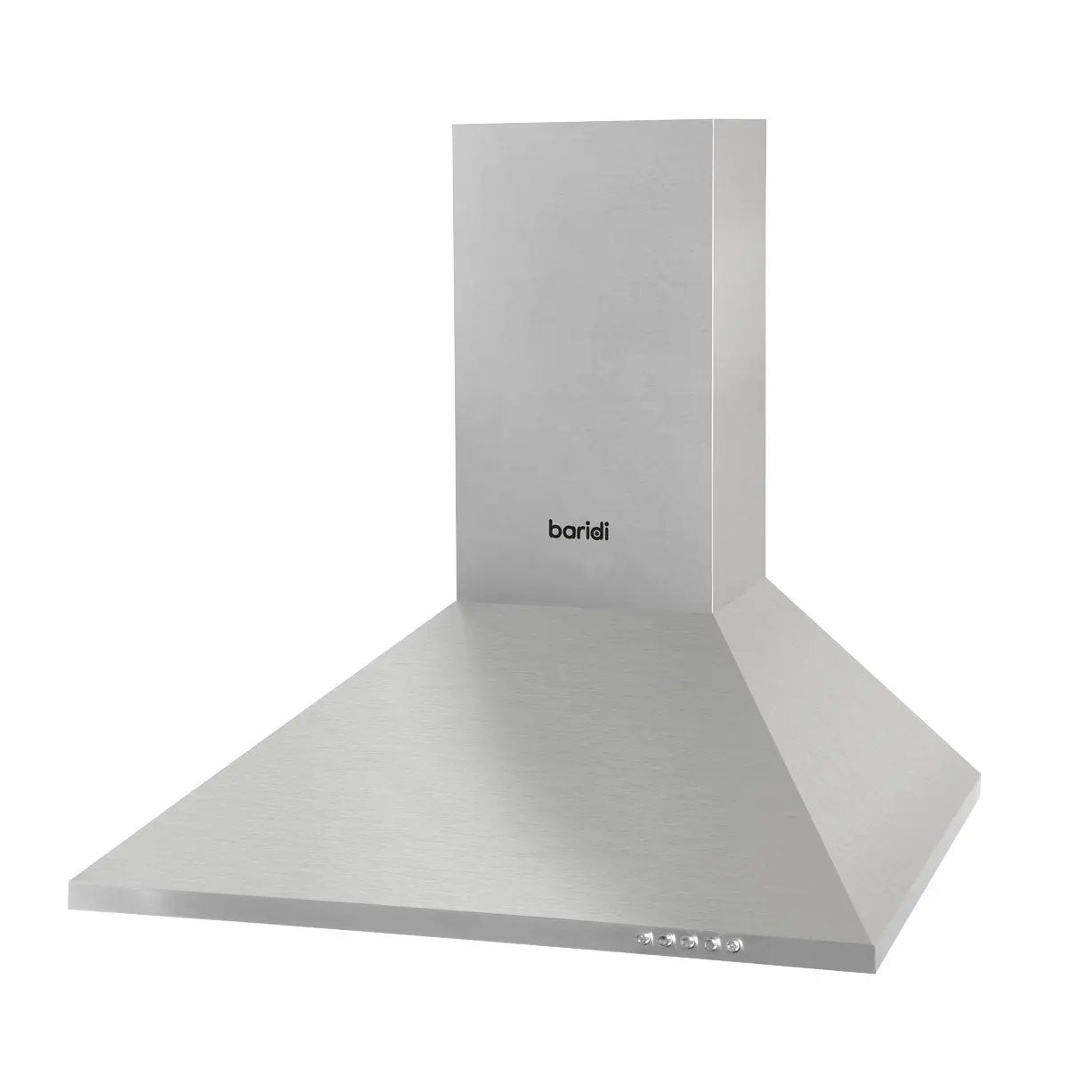 Baridi DH126 60cm Chimney Style Cooker Hood with Carbon Filters Stainless Steel Baridi