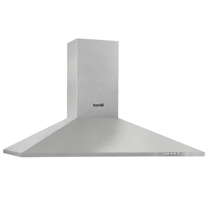 Baridi DH127 90cm Chimney Style Cooker Hood with Carbon Filters Stainless Steel Baridi