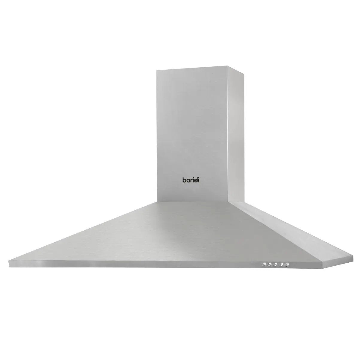 Baridi DH127 90cm Chimney Style Cooker Hood with Carbon Filters Stainless Steel Baridi