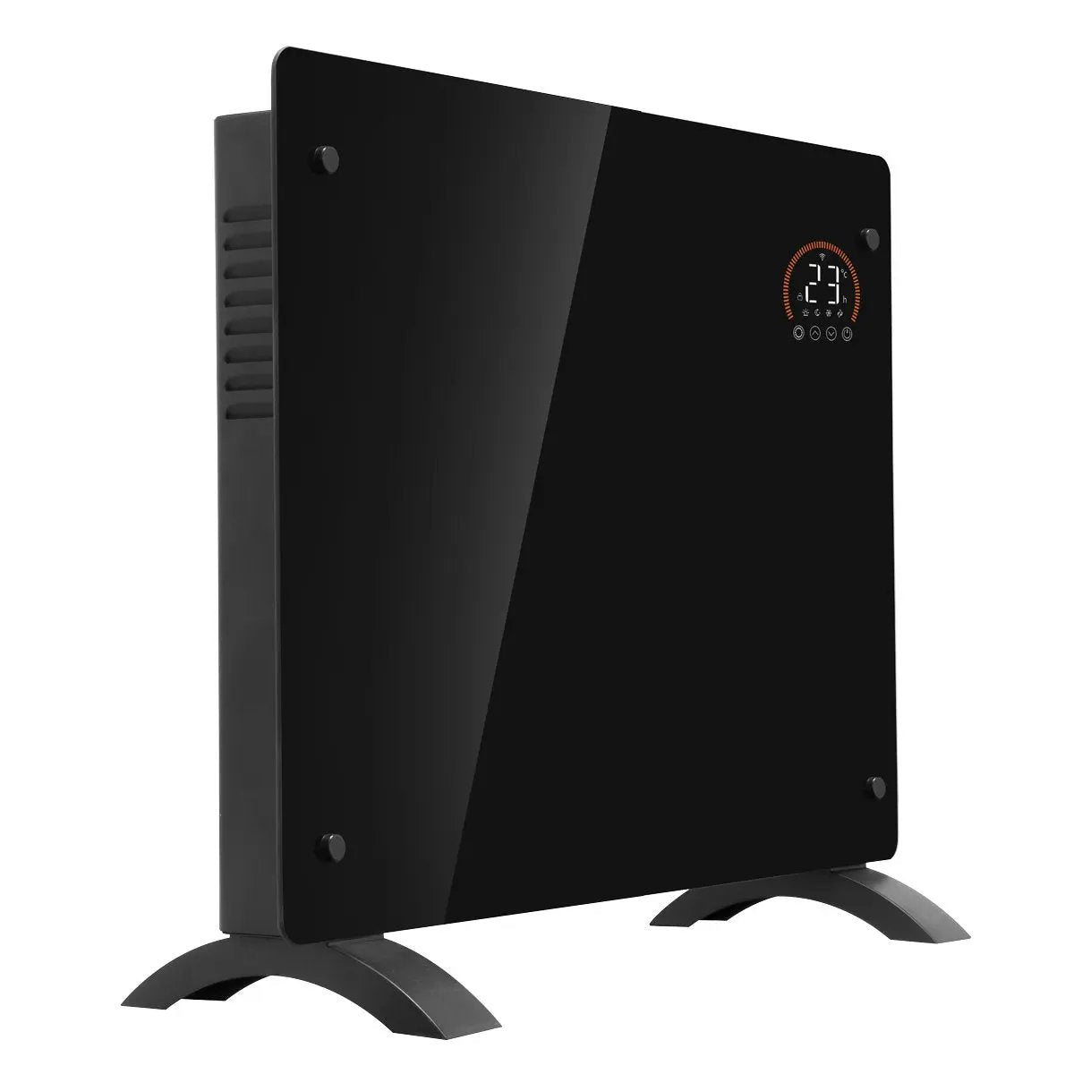 Baridi DH135 Electric Glass Panel Heater 1000W Wi-Fi Enabled Black - DH135 Baridi