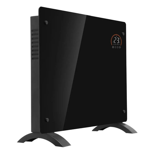 Baridi DH135 Electric Glass Panel Heater 1000W Wi-Fi Enabled Black - DH135 Baridi