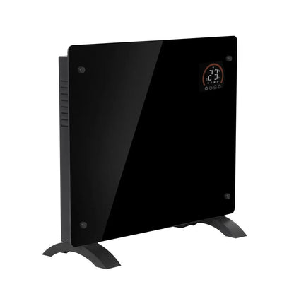 Baridi DH135 Electric Glass Panel Heater 1000W Wi-Fi Enabled Black - DH135 Baridi