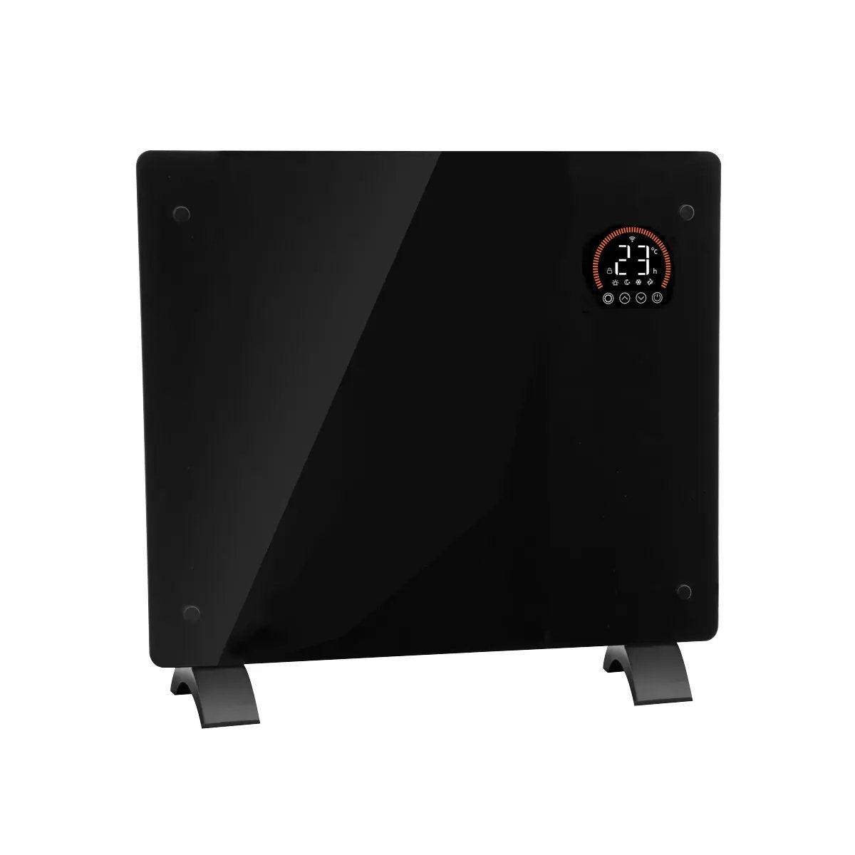 Baridi DH135 Electric Glass Panel Heater 1000W Wi-Fi Enabled Black - DH135 Baridi