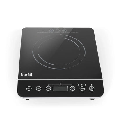 Baridi DH145 Induction Hob: Single Zone with 13A Plug 10 Power Settings 200W-2000W Touch Controls 3-Hour Timer Function Child Lock Black Baridi