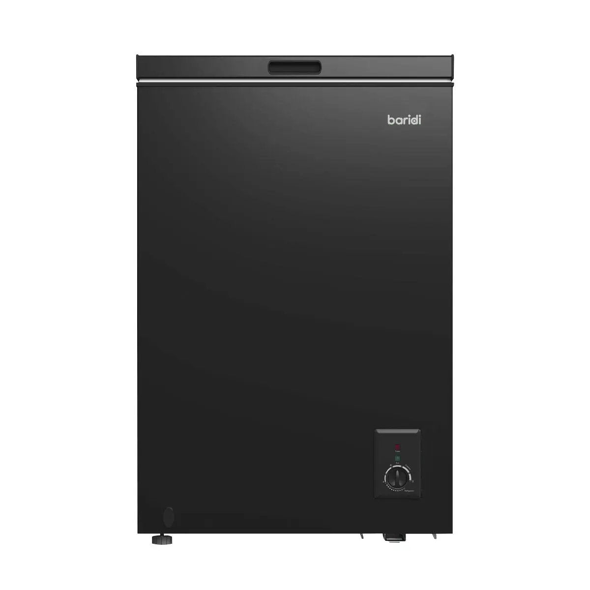 Baridi DH153 Freestanding Chest Freezer 99L Capacity -12 to -24°C Adjustable Thermostat Black Baridi