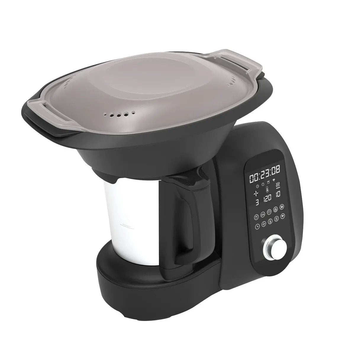 Baridi DH163 All-in-One Thermo-Cooker 18 Preset Functions App Guided Recipes Black Baridi