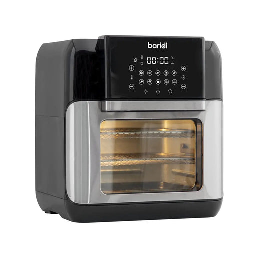 Baridi DH170 Air Fryer & Rotisserie 10 Preset Programs 1500W 12L Black & Silver Baridi