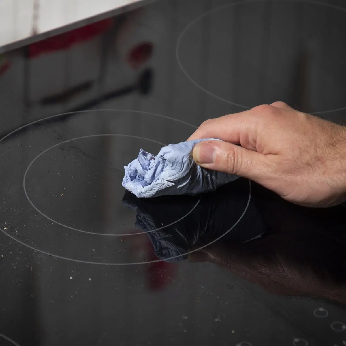 Baridi DH175 77cm Built-In Ceramic Hob with 5 Cooking Zones Black Glass 8200W with Slider Touch Controls Timer Baridi