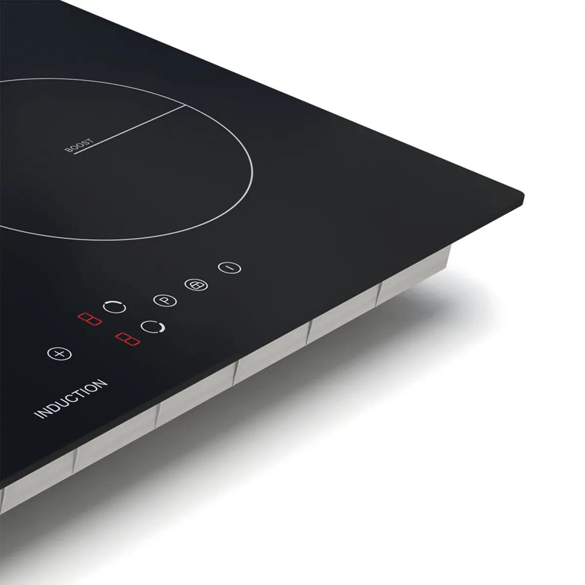 Baridi DH177 60cm Built-In Induction Hob with 4 Cooking Zones 2800W Boost Function 9 Power Levels Touch Control Timer supplied with 13A Plug Baridi