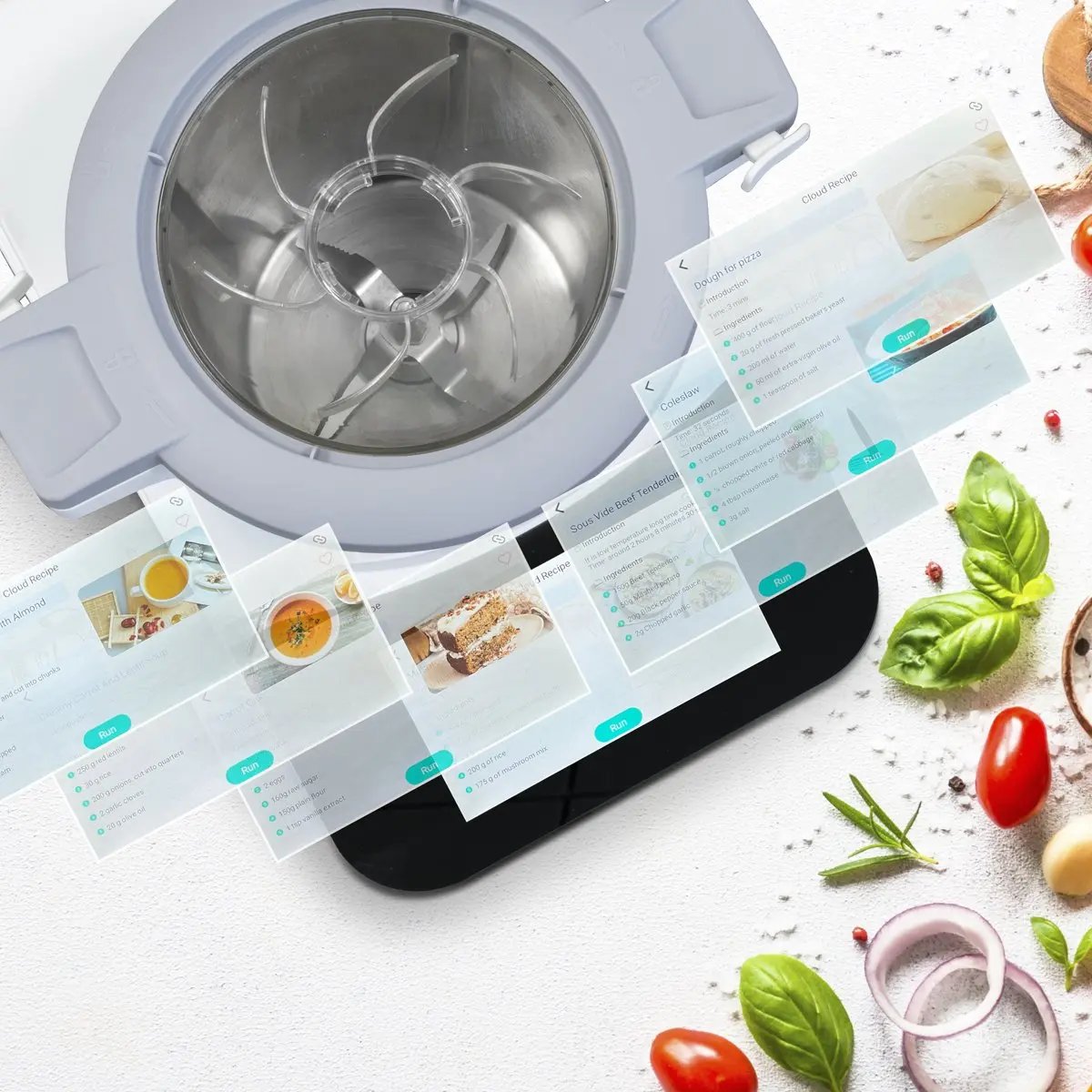 Baridi DH189 Smart Kitchen Robot Thermo-Cooker 18 Preset Functions 7” TFT Touchscreen Baridi