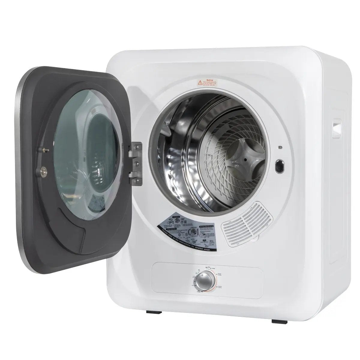 Baridi DH192 Small Tumble Dryer Portable 2.5kg Vented Baridi