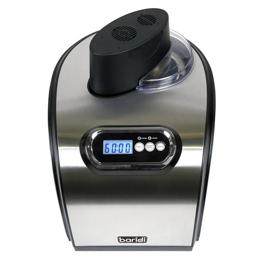 Baridi DH50 1.5L Ice Cream Gelato & Sorbet Machine with Fast-Freeze Compressor Cooling Baridi