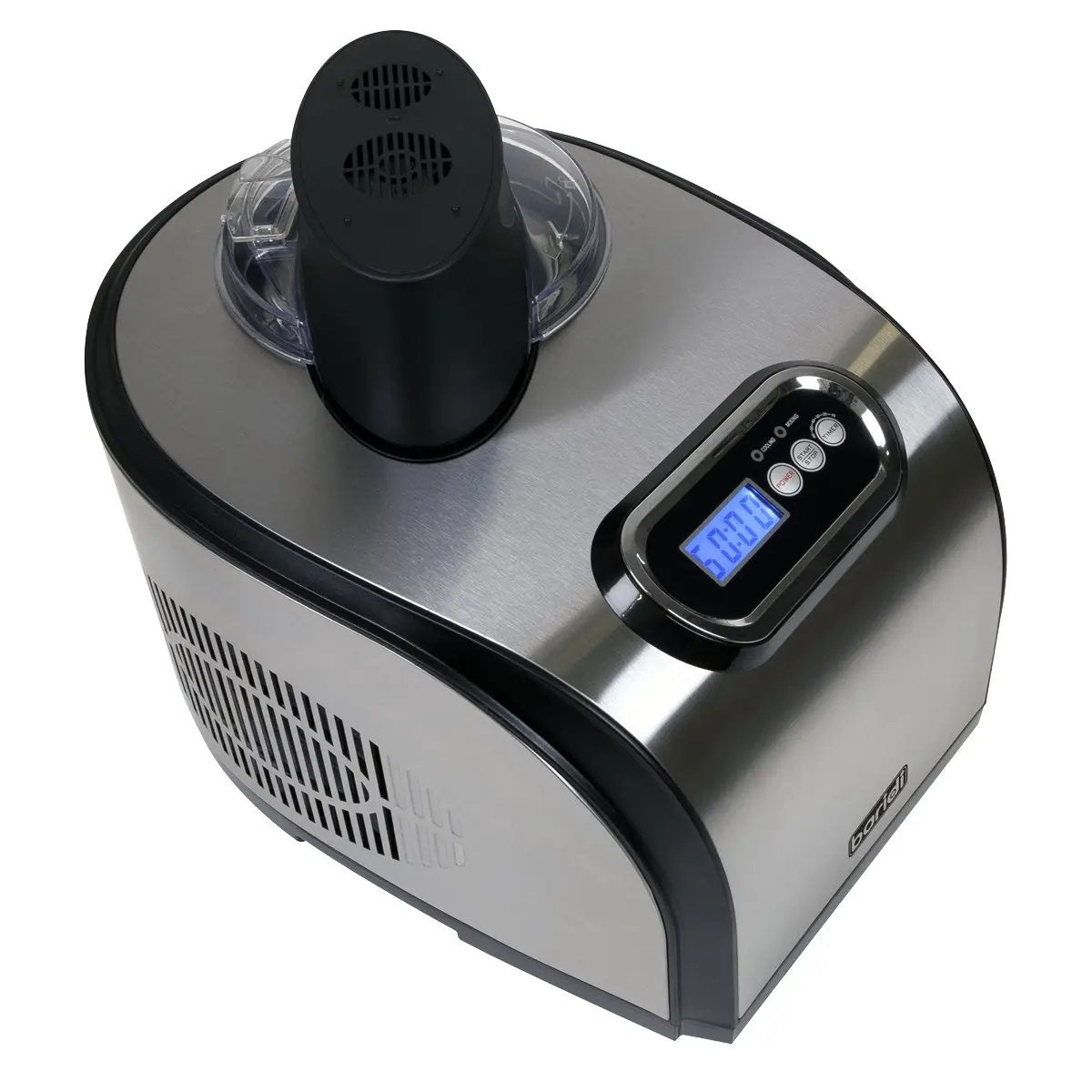 Baridi DH50 1.5L Ice Cream Gelato & Sorbet Machine with Fast-Freeze Compressor Cooling Baridi