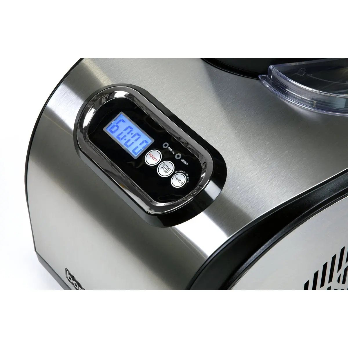 Baridi DH50 1.5L Ice Cream Gelato & Sorbet Machine with Fast-Freeze Compressor Cooling Baridi