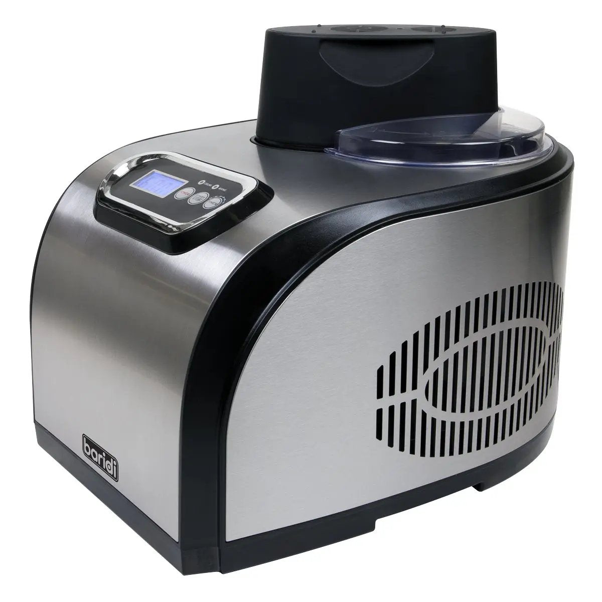 Baridi DH50 1.5L Ice Cream Gelato & Sorbet Machine with Fast-Freeze Compressor Cooling Baridi