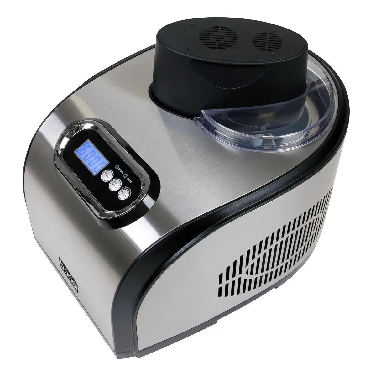 Baridi DH50 1.5L Ice Cream Gelato & Sorbet Machine with Fast-Freeze Compressor Cooling Baridi