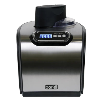 Baridi DH50 1.5L Ice Cream Gelato & Sorbet Machine with Fast-Freeze Compressor Cooling Baridi