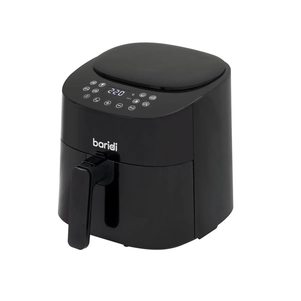Baridi DH60 3.5L Low Fat Air Fryer with Digital Rapid Air Oil Free Circulation System 1300W 8 Presets Baridi