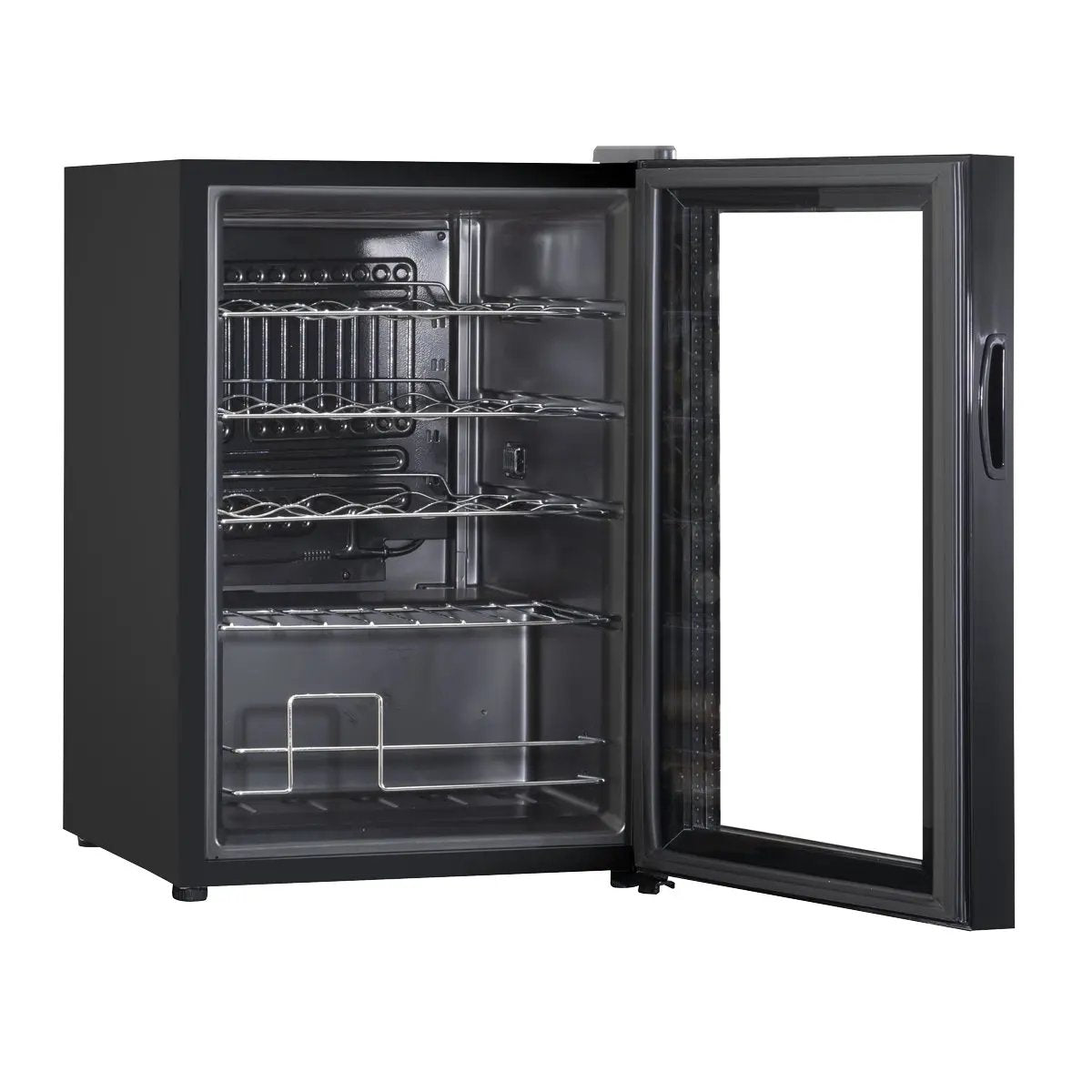 Baridi DH8 Wine Cooler/Fridge Digital Touchscreen Controls LED Light 20 Bottle - Black Baridi