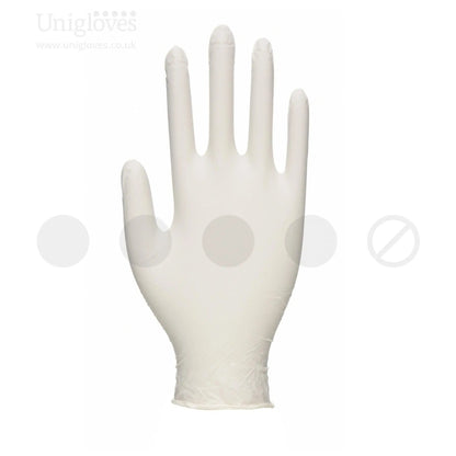 Box 100 Unigloves Super Grip Premium Latex Disposable Gloves GM002 Unigloves
