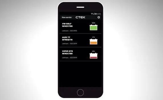 CTEK CTX Battery Sense Monitor System 12v - Iphone / Android CTEK