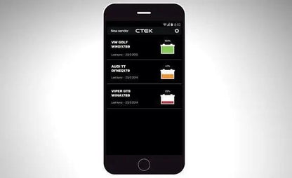 CTEK CTX Battery Sense Monitor System 12v - Iphone / Android CTEK