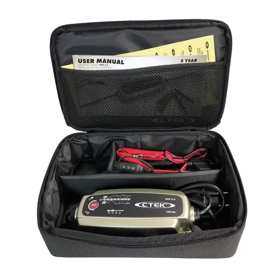 CTEK MXS 5.0 12v 5a Battery Charger & Carry Case Bundle Value Pack 40-513 CTEK