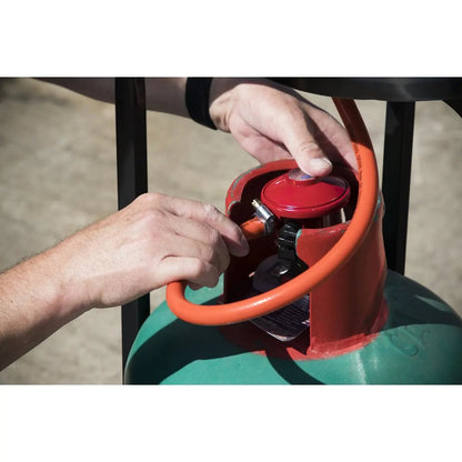 Dellonda DG1 Outdoor Garden Gas Patio Heater 13kW Commercial & Domestic Use Black Dellonda